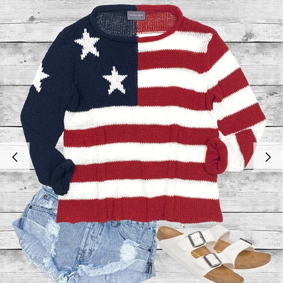 Wooden Ships FLAG ROLLNECK COTTON size X/L Cotton - Picture 9 of 9